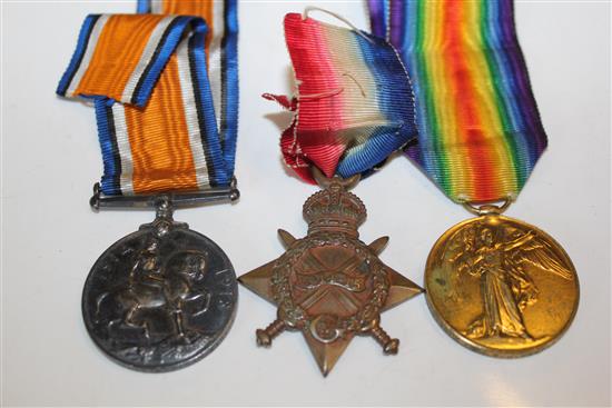 First World War pair of medals & First World War star